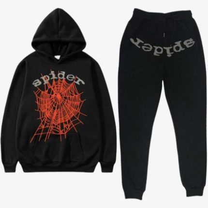 Black- Sp5der Tracksuit